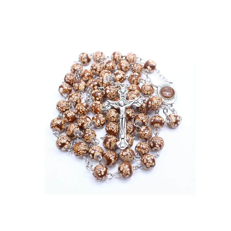 Handgemachte Onyx Kranz Perlenkette