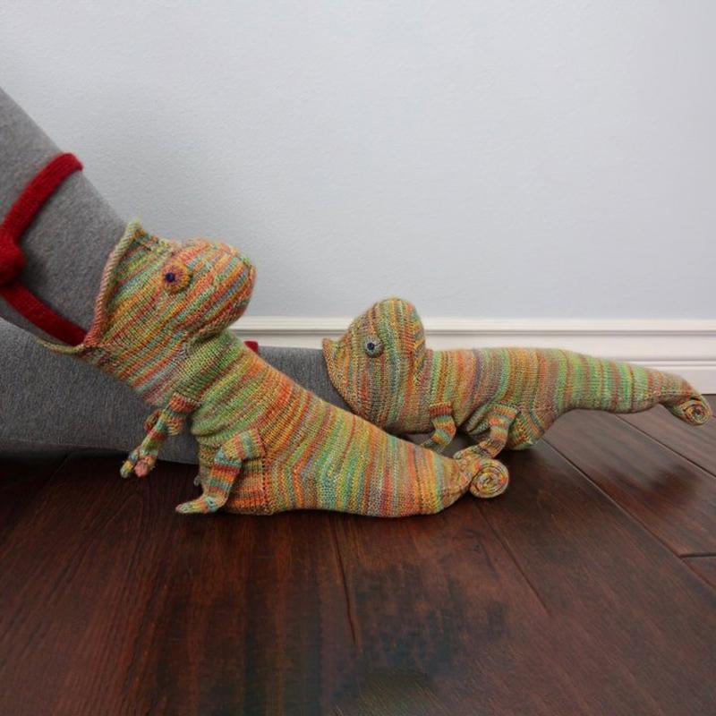Tierische Stricksocken