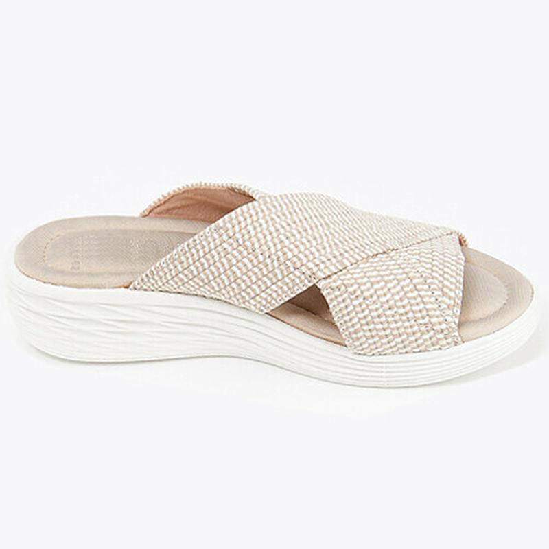 Lässige Sommersandalen Mit Dicken Sohlen