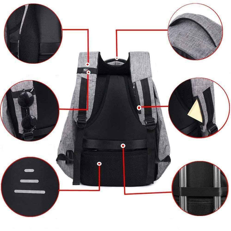 Anti-Wasserdichte Multifunktionrucksack, Diebstahlsicherung