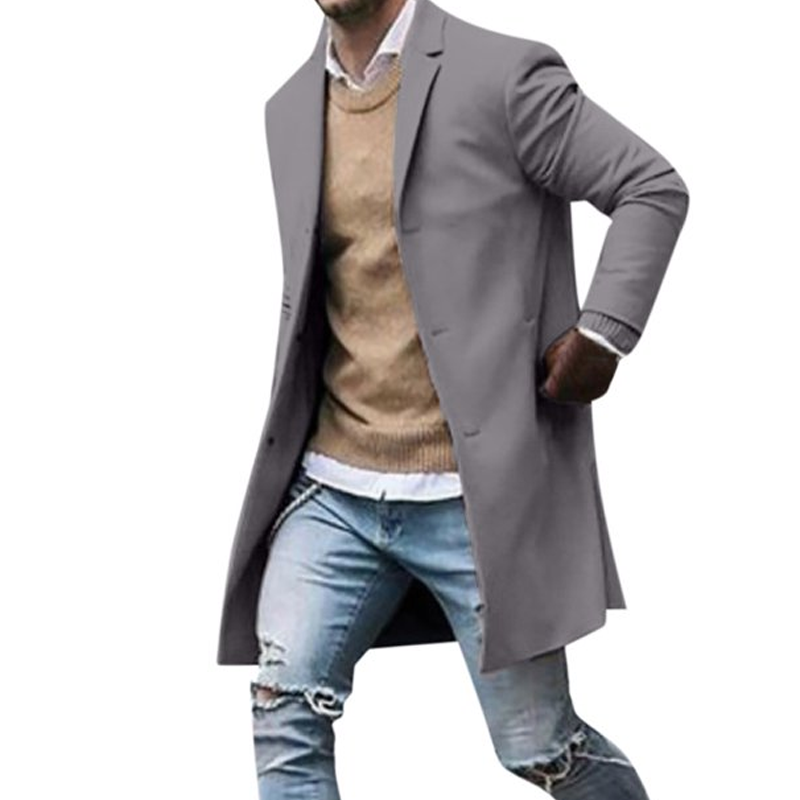 Mantel aus Tweed für Herren