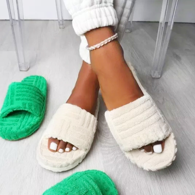 Einfarbige Plateauschuhe für Damen
