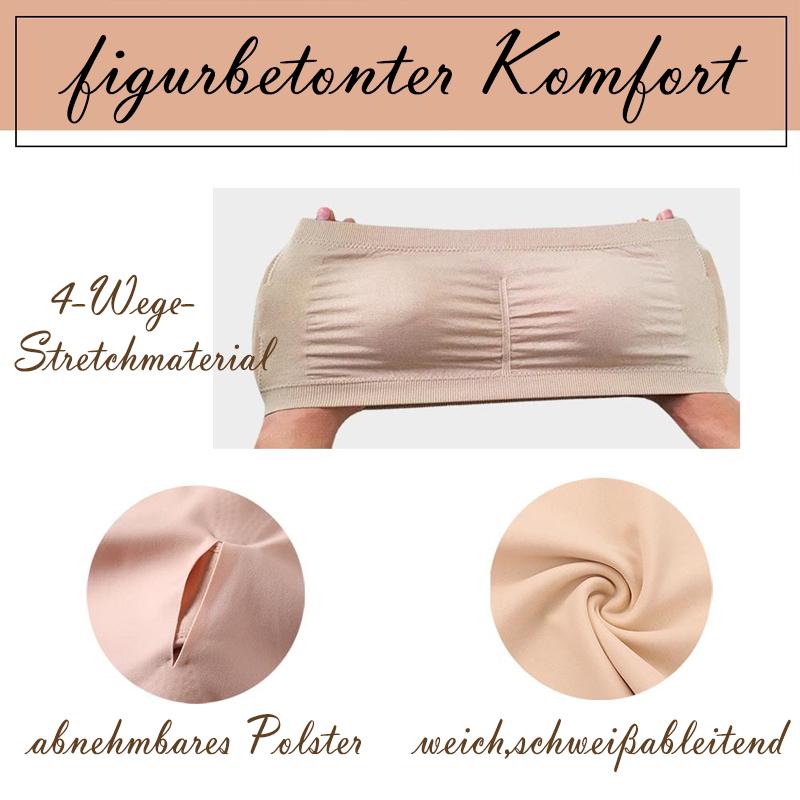 💃Unterstützender nahtloser Bandeau-BH✨