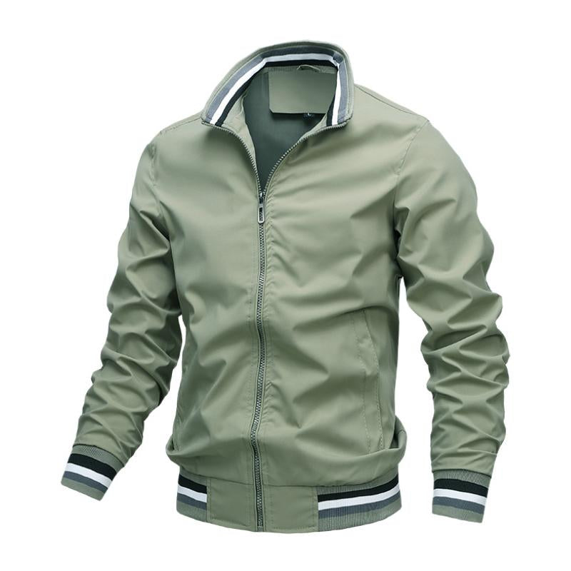 Einfarbige Herren Freizeitjacke