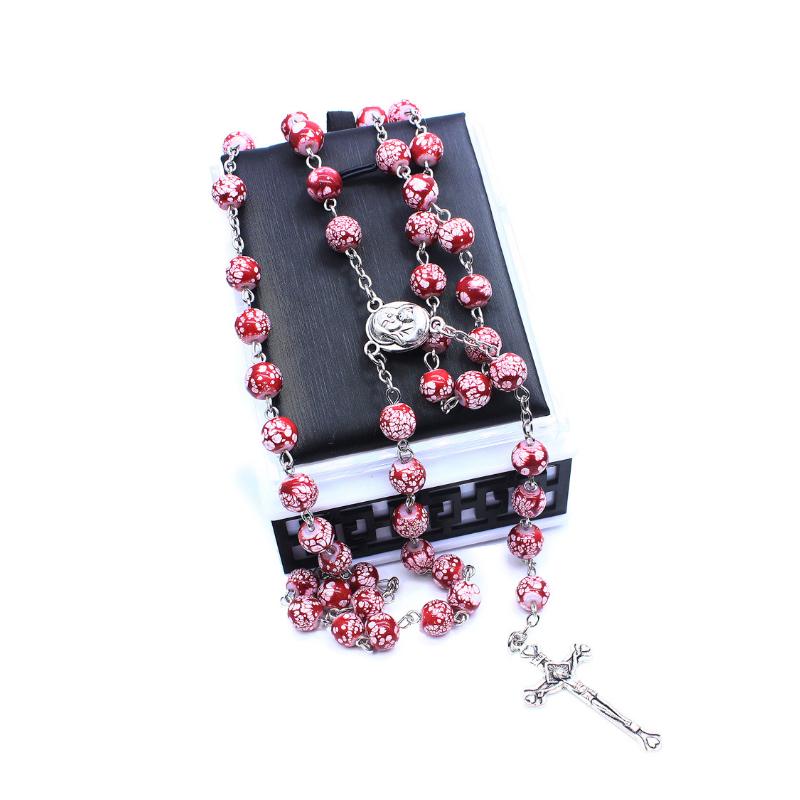 Handgemachte Onyx Kranz Perlenkette
