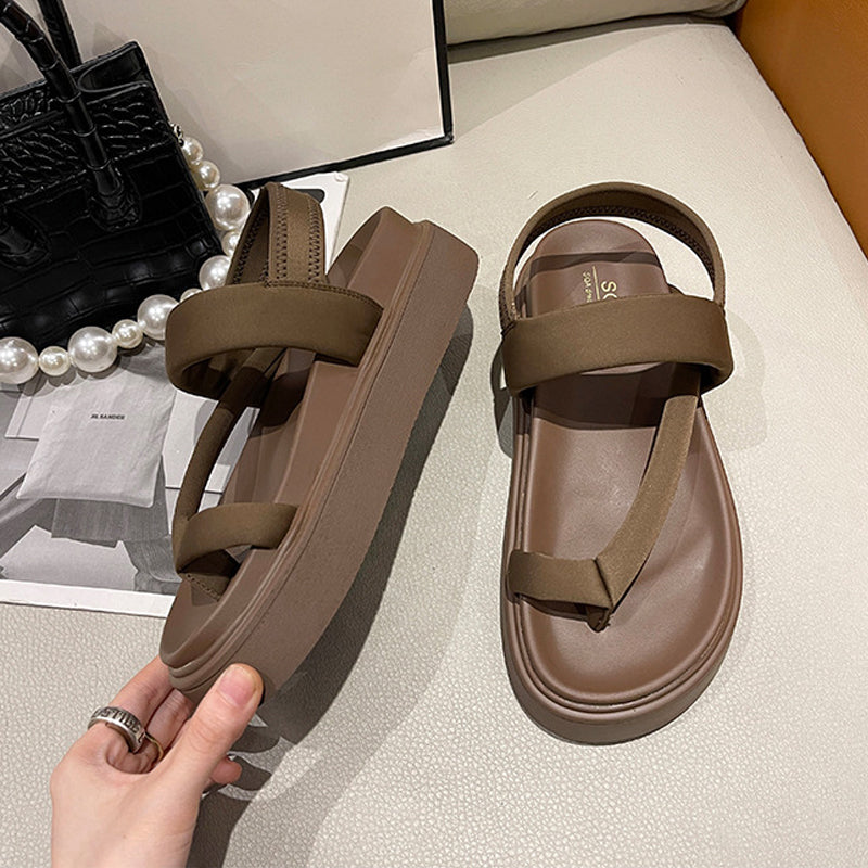 Bequeme Stilvolle Vielseitige Plateausandalen für Damen