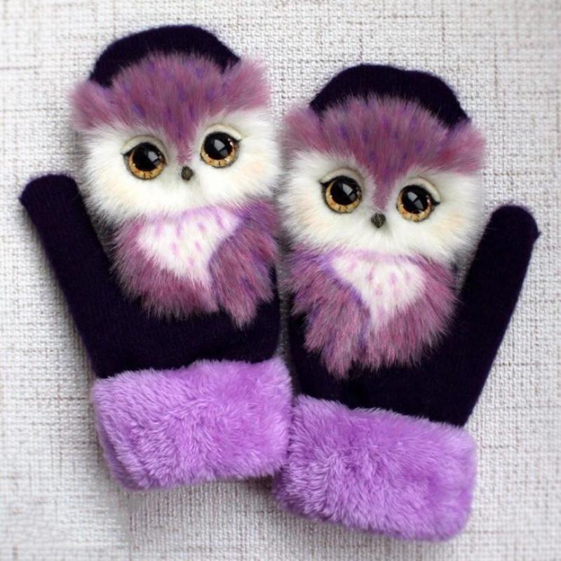 Niedliche Tierhandschuhe
