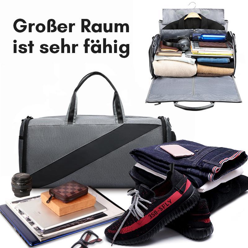 Cabrio Kleidersack mit nasser Tasche, Cuff on Garment Duffel Bag für Männer & Frauen