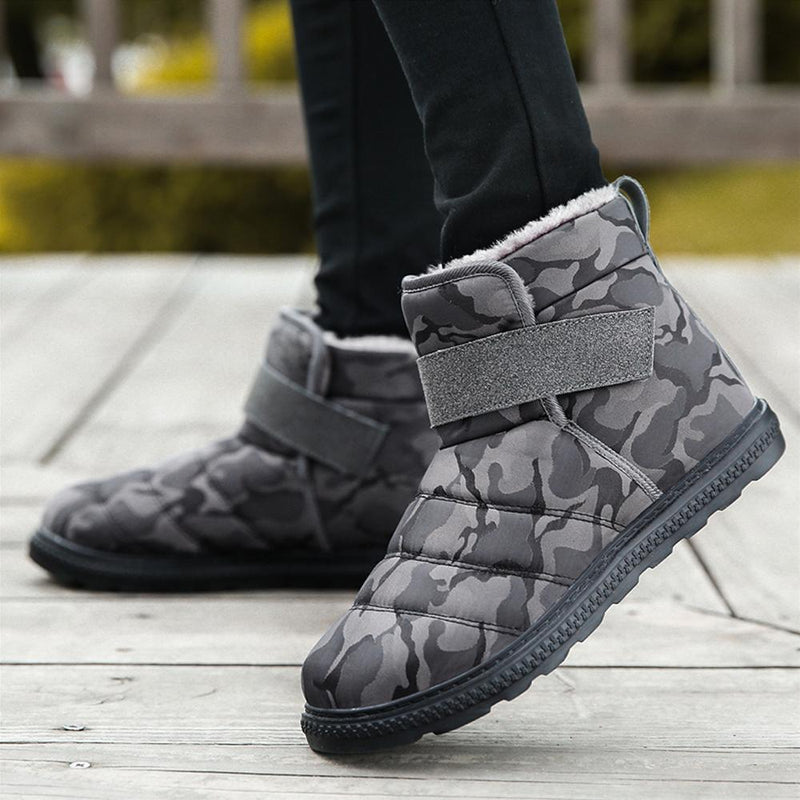 Rutschfeste wasserdichte Schneeschuhe mit selbstklebender Schnalle