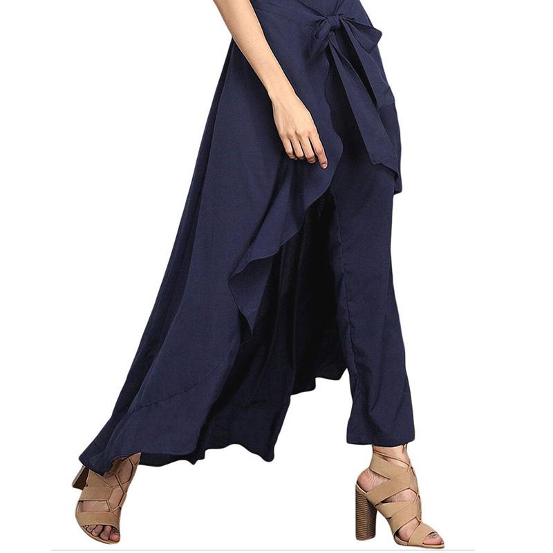 Damen Langer Chiffonrock