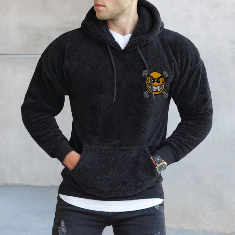 Stylisches Fleece-Sweatshirt mit Kapuze