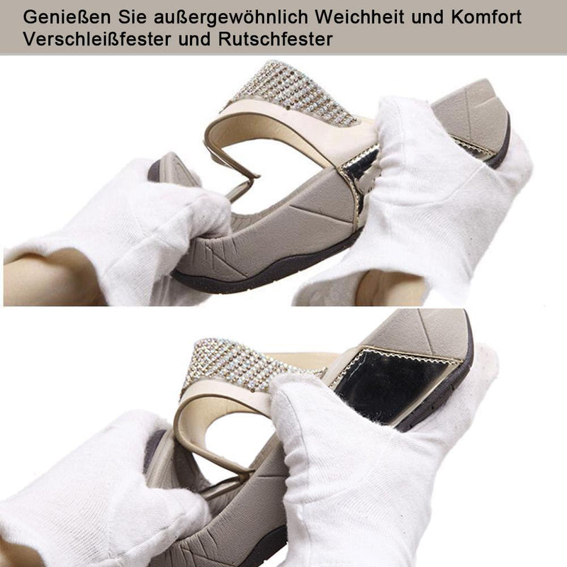 Diamantbesetzte Flip-Flops mit mittelhohem Absatz