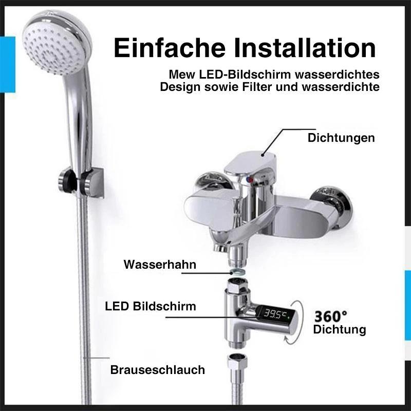 Neuer Typ Duschthermometer
