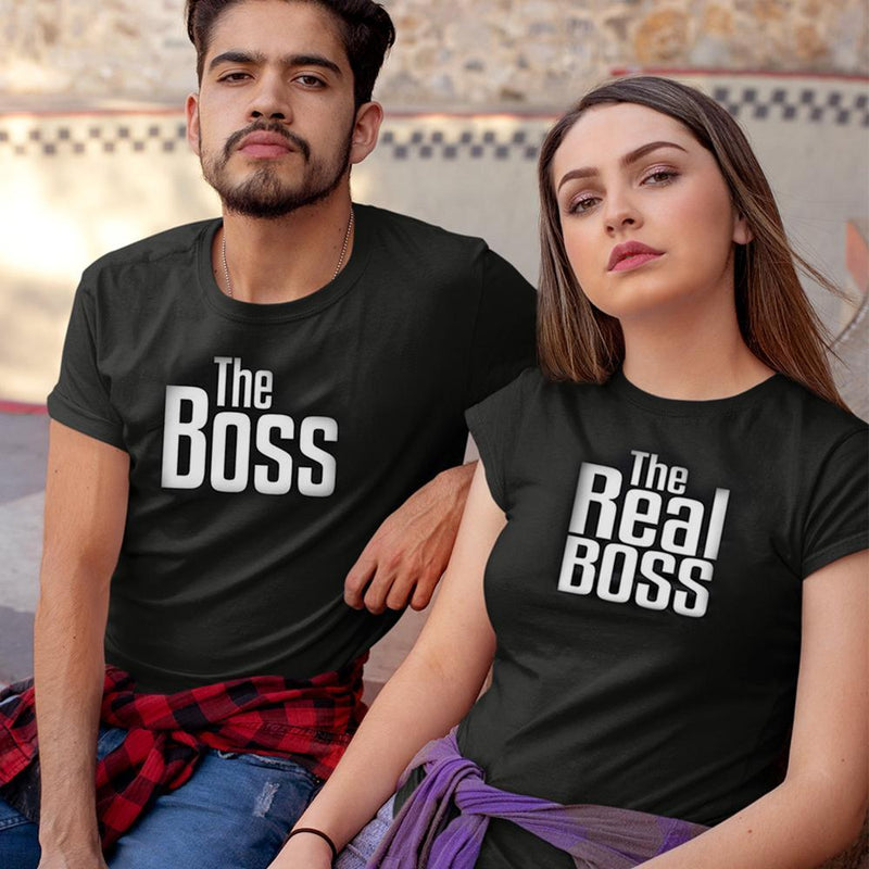 "The Boss", "The real Boss" lustiges T- Shirt