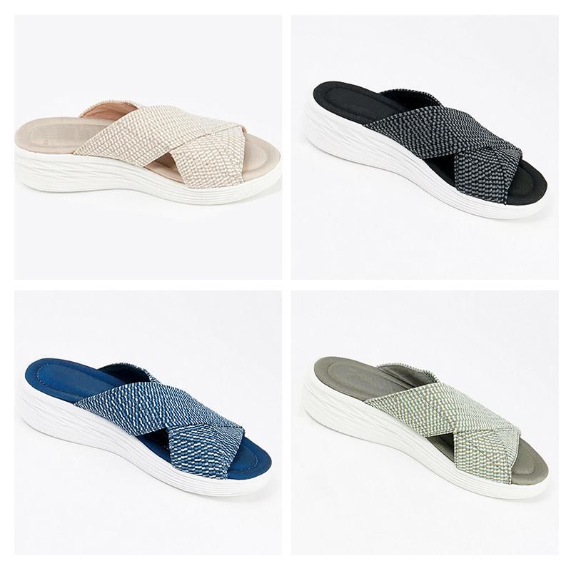Lässige Sommersandalen Mit Dicken Sohlen