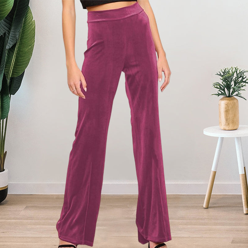 Elastische Yogahose mit hoher Taille