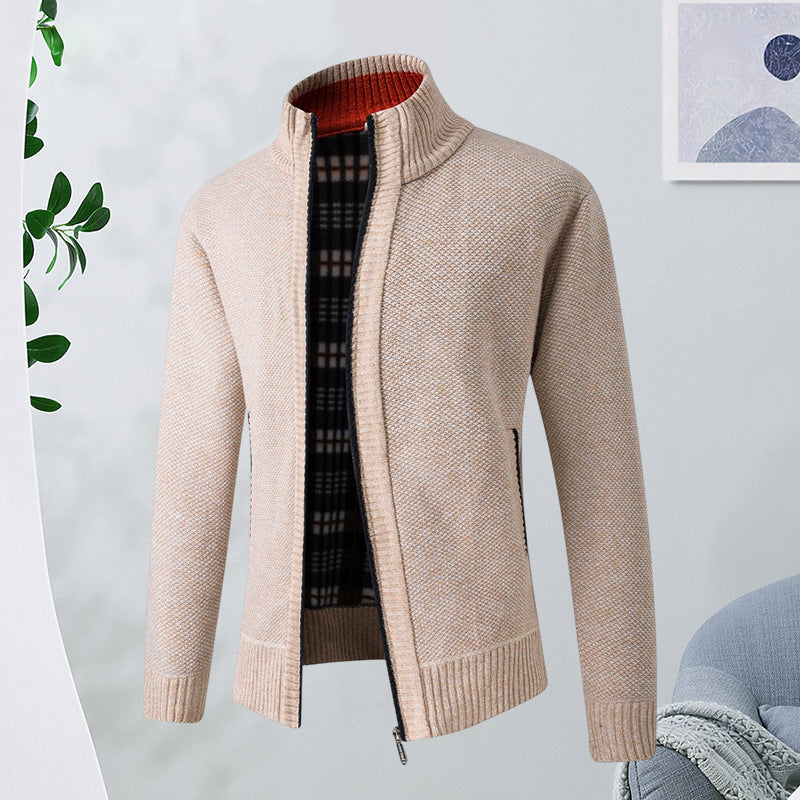 Langärmliger Sportlicher Strickjacke