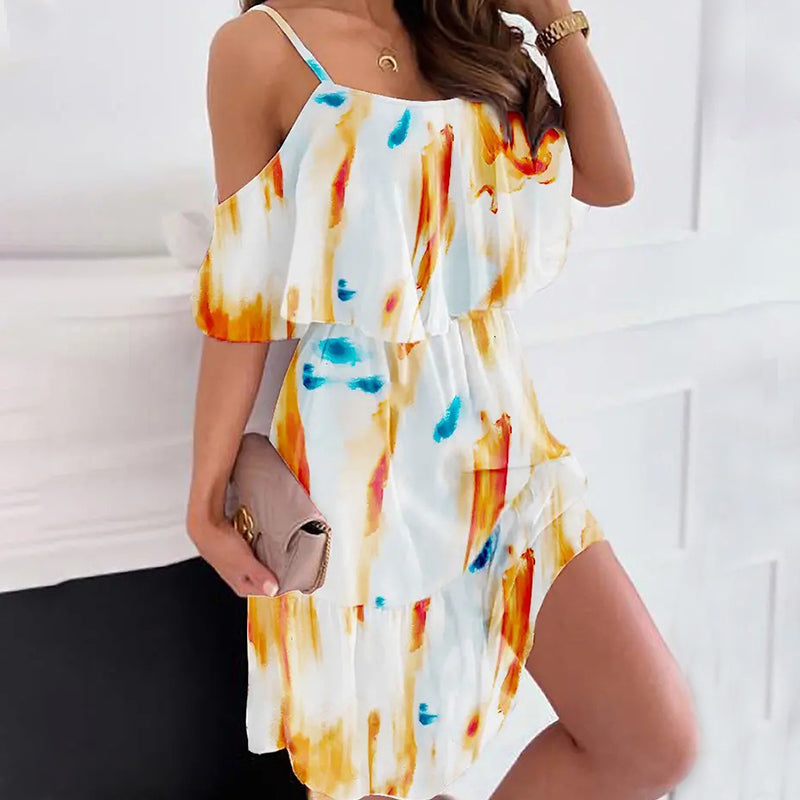 Luftiges Kleid mit Blumenmuster