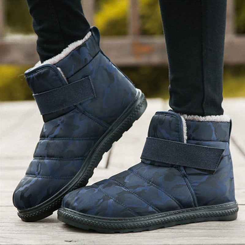 Rutschfeste wasserdichte Schneeschuhe mit selbstklebender Schnalle
