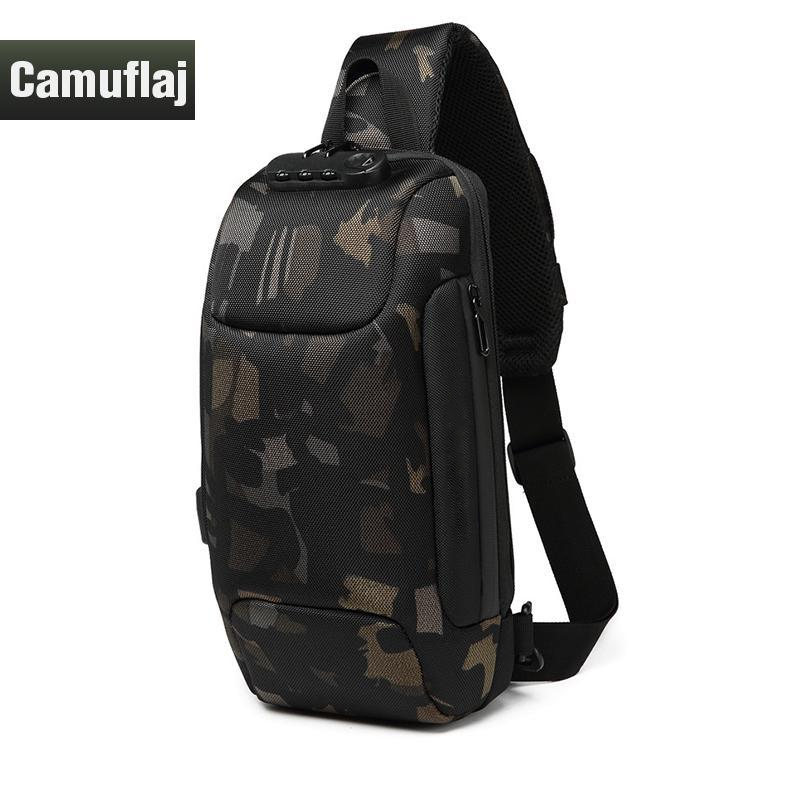 Anti-Diebstahl-Rucksack Mit 3-stelligem Schloss