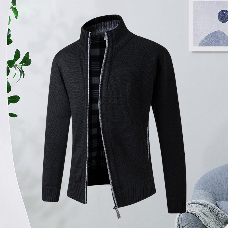 Langärmliger Sportlicher Strickjacke