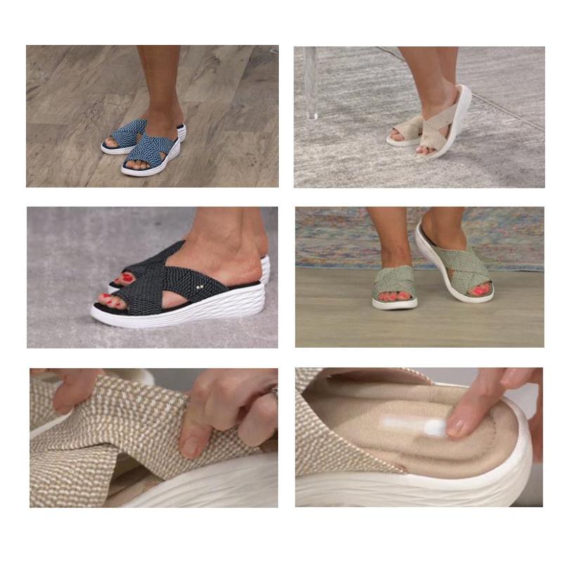 Lässige Sommersandalen Mit Dicken Sohlen