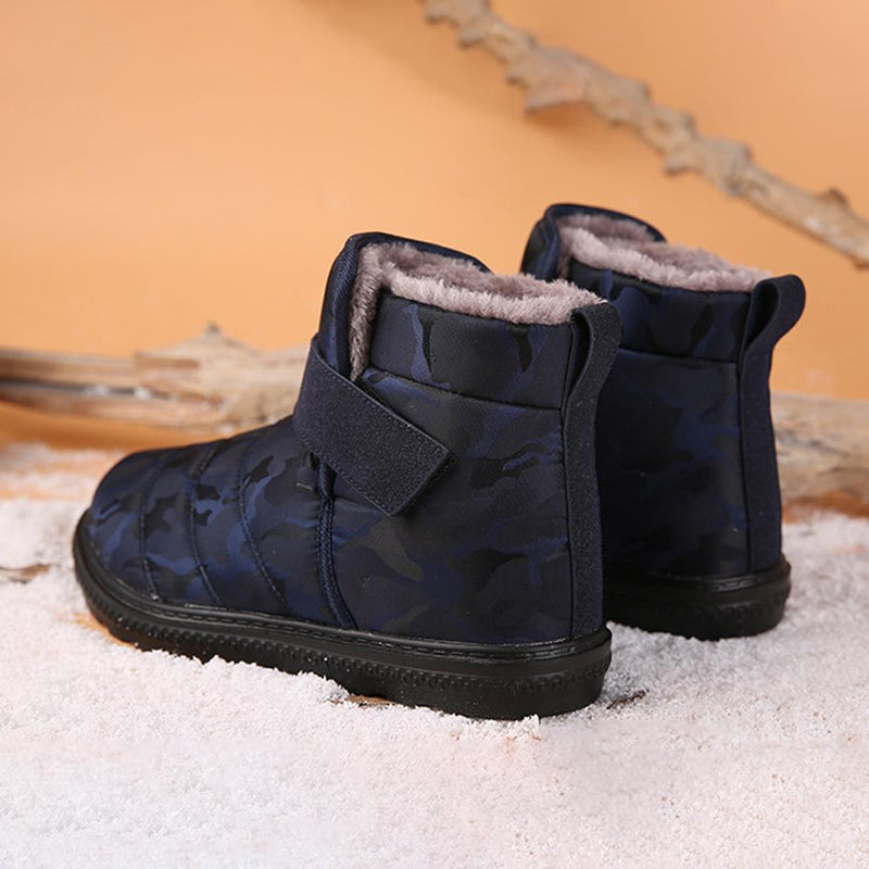 Rutschfeste wasserdichte Schneeschuhe mit selbstklebender Schnalle