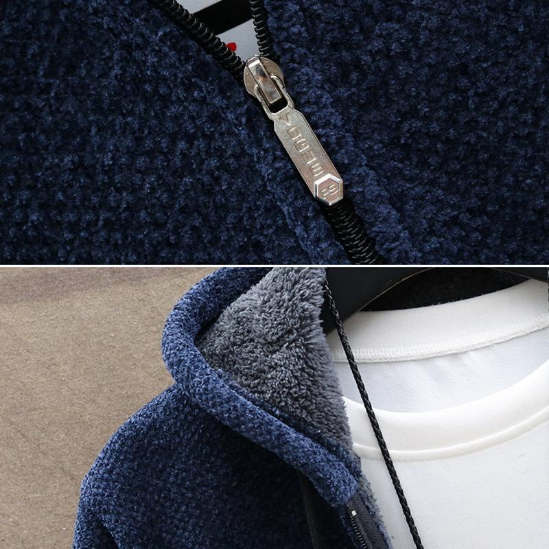 Lässiger Mantel Mit Fleece