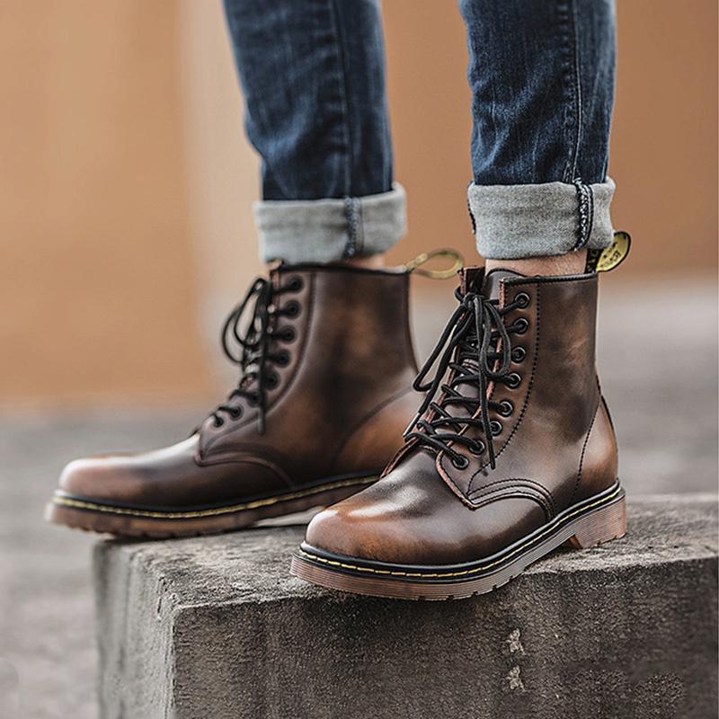 Retro High-Top Martin Stiefel