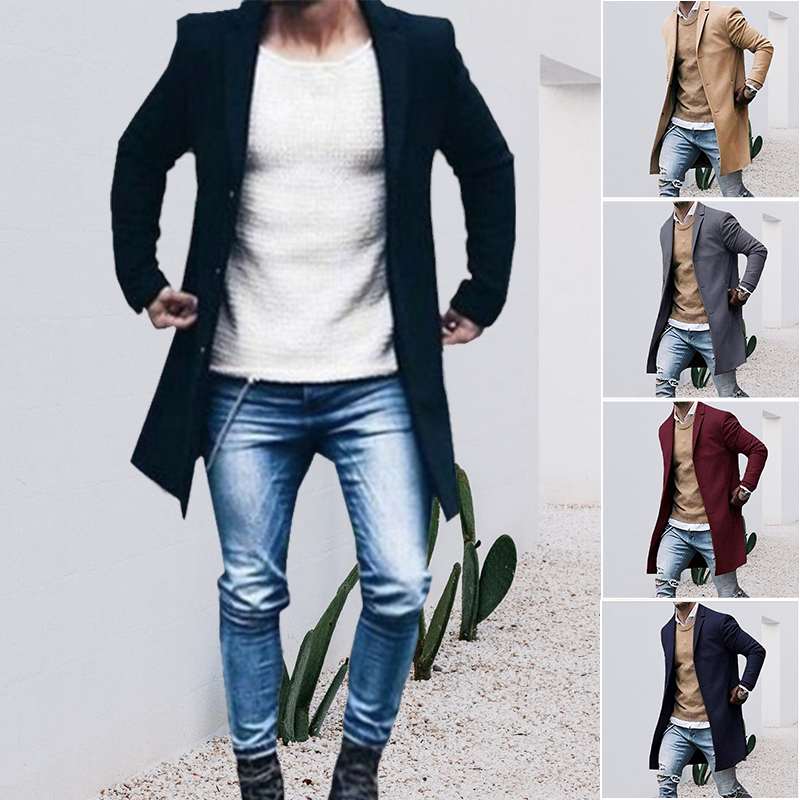 Mantel aus Tweed für Herren