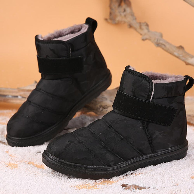 Rutschfeste wasserdichte Schneeschuhe mit selbstklebender Schnalle