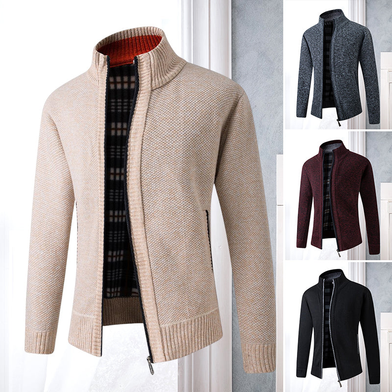 Langärmliger Sportlicher Strickjacke