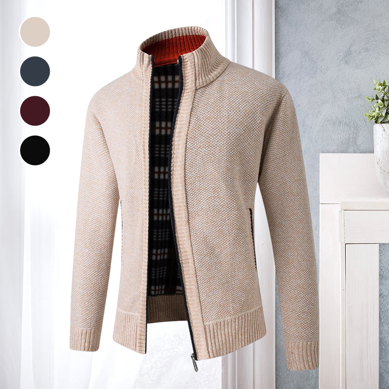 Langärmliger Sportlicher Strickjacke