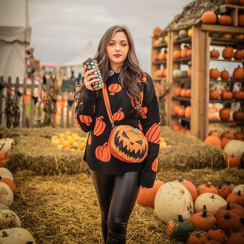 Halloween Pumpkin Jumper Sweater