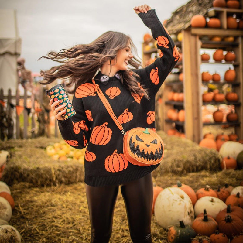 Halloween Pumpkin Jumper Sweater