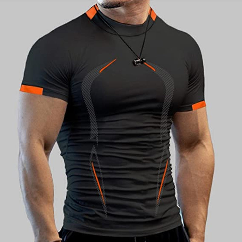 Sommer-Fitness-T-Shirt Für Herren