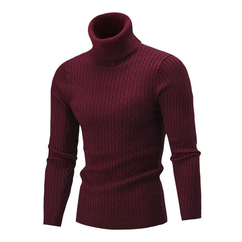 Lässiger Langärmliger Rollkragenpullover für Herren