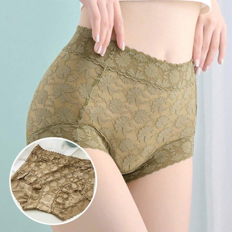 Spitzenhöschen mit hoher Taille für Damen