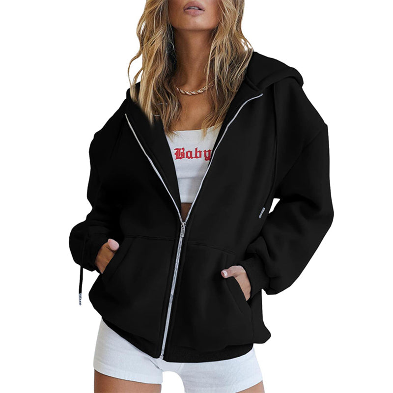 Übergroßes Damen-Sweatshirt mit Kapuze