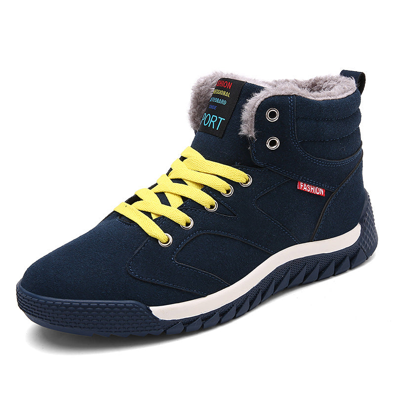 Herren Winterschuhe Warm Gefüttert Schneestiefel