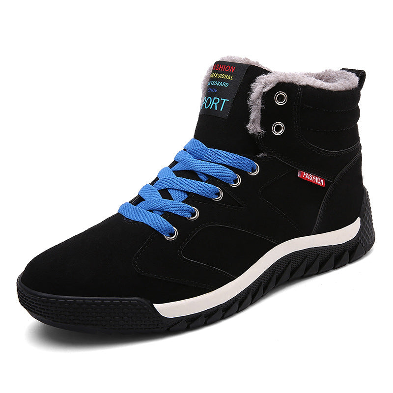 Herren Winterschuhe Warm Gefüttert Schneestiefel