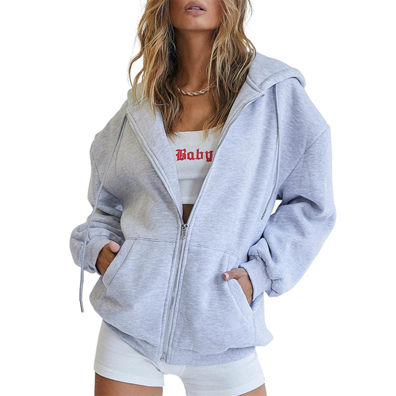 Übergroßes Damen-Sweatshirt mit Kapuze