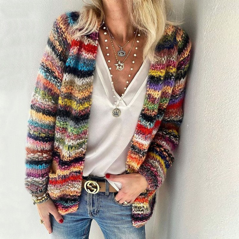 Women's Knitted Cardigan Loose  Outwear